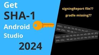 SHA-1 key fingerprint in Android Studio, issue solved!! 2024|| Gradle not found issue solved !!