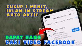 Cara Mengaktifkan Iklan In-Stream Facebook | BKD tutorials