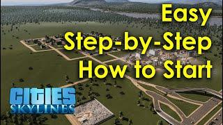 Beginners Guide To How To Start in 2024 (Cities Skylines for New Players)
