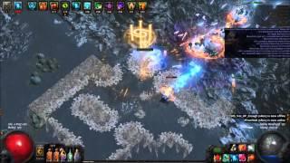 2.2 Path of Exile - Lvl 98 Bino's Spectral Throw : Wasteland (T13) map.