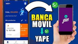 Enviar Dinero desde la Banca Móvil BCP a Yape | Tutorial paso a paso