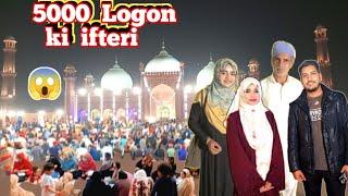 Afrad ki BADSHAH Masjid mein iftari Ki Hadd | very Best Meetup | Lahori kuriyan vlog