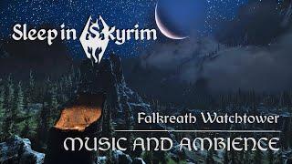 Falkreath Watchtower | Skyrim Music And Ambience | Night