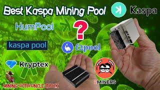 Best KASPA MINING POOL FOR ASIC MINERS!