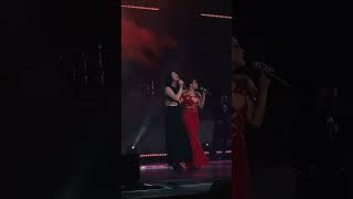 Angela Aguilar y Melissa Robles se lucen cantando una cancion juntas