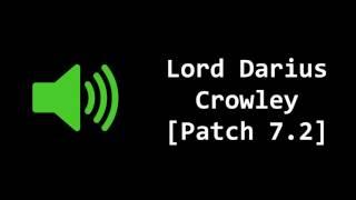  WoW PTR - Lord Darius Crowley Character Sound Clips (Patch 7.2)