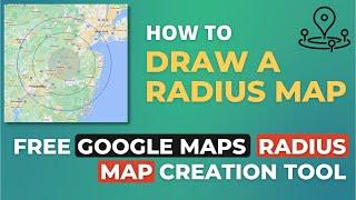 How to Draw a Radius Map on Google Maps | Draw Radius Circle