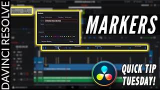 Markers when Editing Video in DaVinci Resolve 16 | Quick Tip Tuesday!