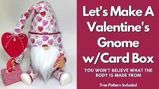 Valentines Day Gnome/Gnome with Arms and Legs/No Sew Gnome