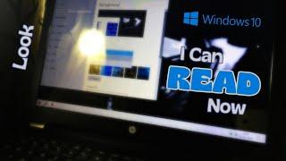 How to change Desktop Font Color | Windows 10 | Tutorial