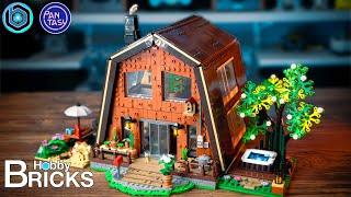 Building a Forest Cabin by Pantasy Bricks | Speed Build | Lego Compatible