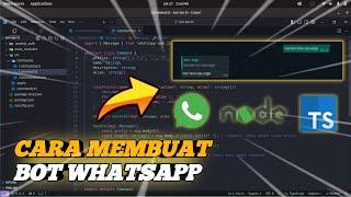 Cara membuat BOT WhatsApp menggunakan NodeJS dan Typescript dengan mudah