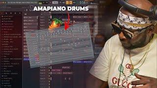 How To Make Amapiano Drums Like a Pro | Fl Studio Beginner Tutorial