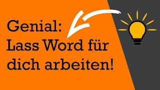 Word Schnellbausteine anlegen und einfügen (Textbausteine, Autotext)