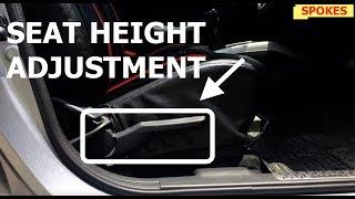 Height Adjustable Driver Seat(If equipped) in your car || Maruti Suzuki Baleno