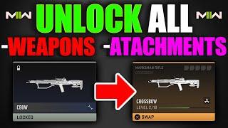 UNLOCK ALL GLITCH CROSSBOW GLITCH MW2! UNLOCK ALL ATTACHMENTS COD MW2 | MW2 GLITCHES SOLO WEAPON XP