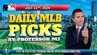 MLB DAILY PICKS | 2 PREMIUM PICKS FOR TONIGHT'S GAMES! (July 22nd) #mlbpicks #parissportifs