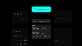 Neon Glowing Button Hover Animation in HTML CSS