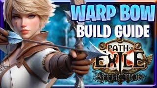 Ice Shot Warp Bow Build Guide Path of Exile Affliction End Game  (Can use Lightning arrow)