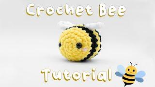 Crochet Bee Tutorial - Easy & Simple Cute Amigurumi Bee Pattern