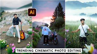 New Online viral Ai background change photo editing | instagram trending cinematic photo editing