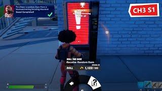 Purchase a random item from a Malfunctioning Vending Machine in Fortnite Chapter 3 Season 1 Quest