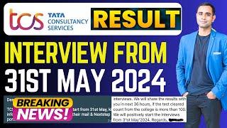 TCS NQT 2024 RESULT Big Update | Interview Starting from 31st May 2024