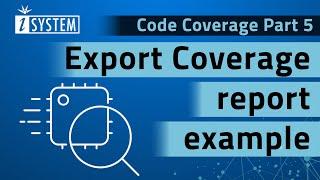 Code Coverage – Export Coverage report example