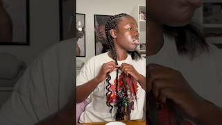 DIY straight back braids for my solo trip