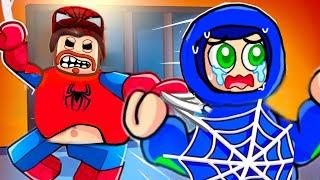 Ayush Tried To Escape Spider Barry's Prison Roblox!!