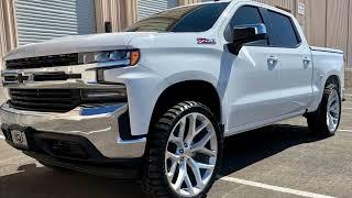 2022 Chevrolet Silverado with 26" Snowflake Wheels