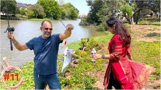 টেক্সাসে বড়শি ফেললেই মাছ। ধর আর ভেজে খাও || Catch & Cook Fish. Texas, USA