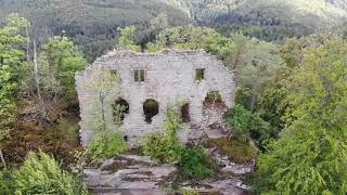 Burg Hohenfels (Dambach/Elsass) - Reste des Pallas