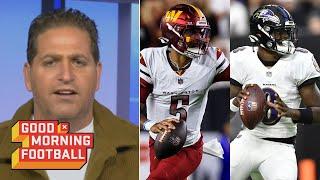 GMFB | "Lamar Jackson will prove he's the King of the NFL" - Peter Schrager on Ravens vs. Commanders