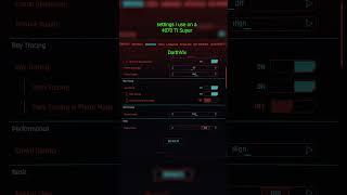 settings RTX 4070 Ti Super - Cyberpunk 2077 #gaming