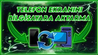 TELEFON EKRANINI BİLGİSAYARA YANSITMA  | PROGRAMSIZ , KABLOSUZ 2022