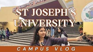 ST JOSEPH'S UNIVERSITY, Bangalore - Full Campus Tour | Watch before Joining!