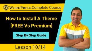 How To Start A Blog On WordPress (Lesson 10): Install Free WordPress Theme | Full Course in Hindi