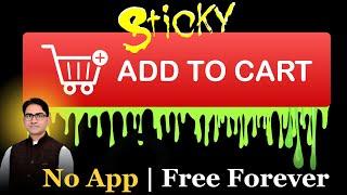How to add sticky add to cart using code on Shopify | No Apps - Free Forever