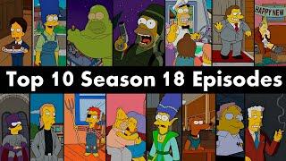 Top 10 Simpsons Season 18 Episodes