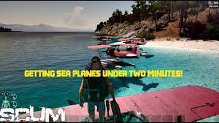 How To Get A Sea Plane in less then 2 minutes! Scum | TGG RedVsBlue!