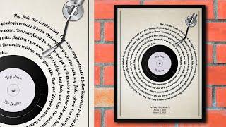 Turn Your Favorite Lyrics into Stunning Posters  (in Photopea)