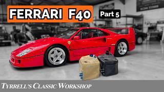 Ferrari F40 Part 5: Last Steps Before the Finish Line | Tyrrell's Classic Workshop