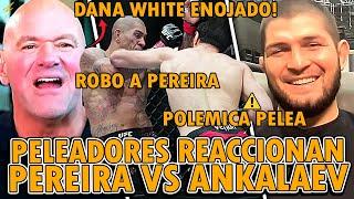 UFC 313: PELEADORES REACCIONAN A POLÉMICA VICTORIA DE MAGOMED ANKALAEV vs ALEX PEREIRA