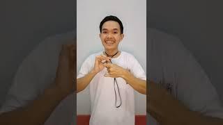 Kok Bisa  Trik Sulap Tali Mudah ft Gadis Cantik  #youtubeshorts #shorts #fun #magic #trending