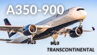 Airbus A350-900 XWB | JFK - San Francisco Transcontinental flight