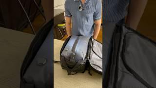 This is why I will never check in a bag while traveling again.  #travelbag #bag #travel #backpack