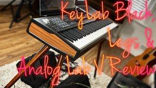 Arturia Keylab 88 mkii Black Edition, Wooden Legs & Analog Lab V Review
