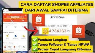 CARA DAFTAR SHOPEE AFFILIATE PROGRAM  || TERBARU 2024