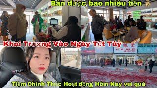 #561Khai Trương Vào Ngày Tết Tây,Tiệm chính Thức Hoạt động,Vui Quá,Bán Được Bao Nhiêu Tiền?